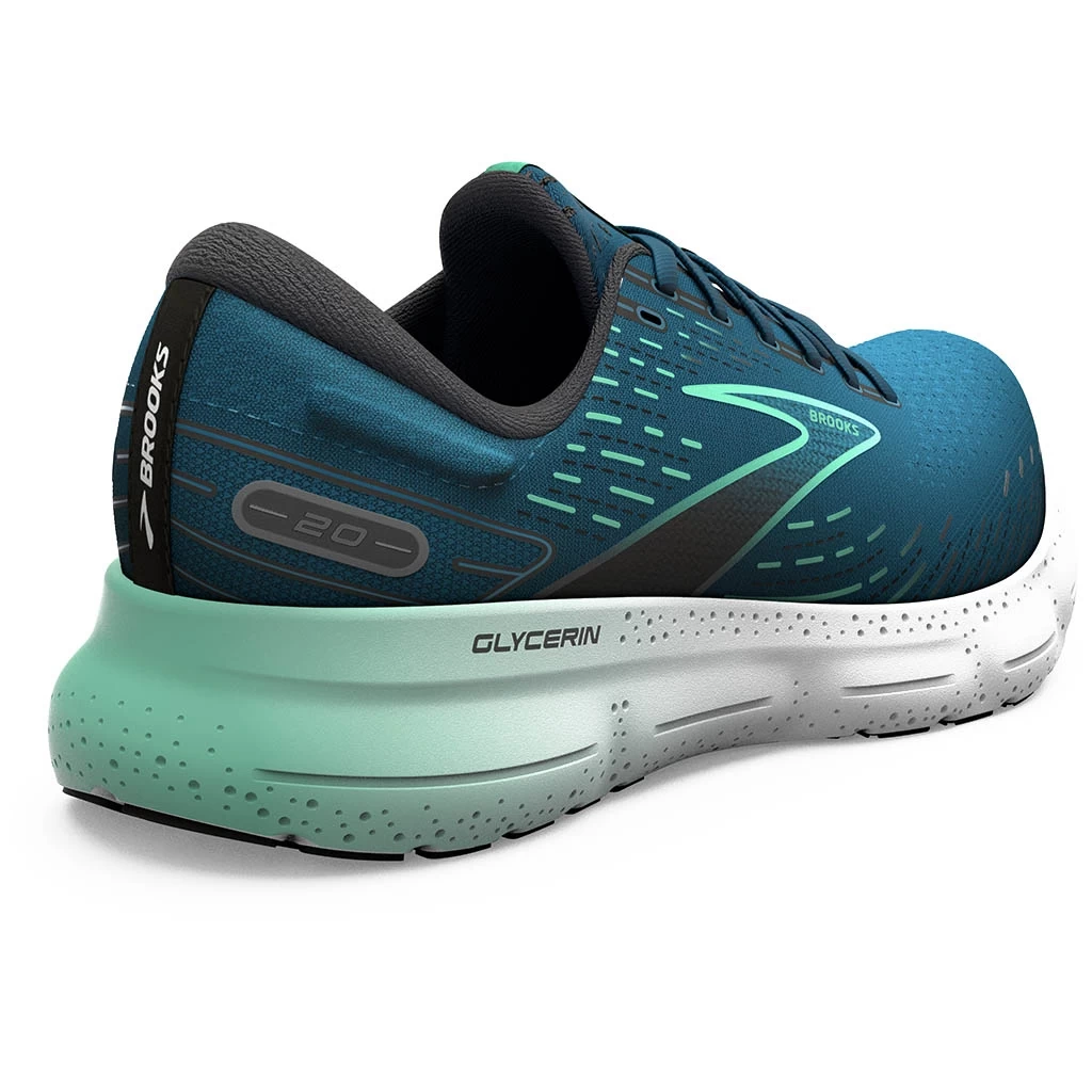 Brooks Running Glycerin 20 Homme Bleu Et Vert – Image 3