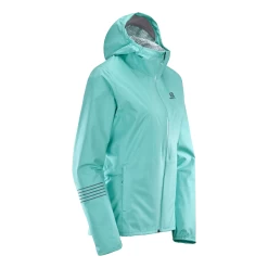 Salomon Lightning WaterProof Jacket Femme Turquoise