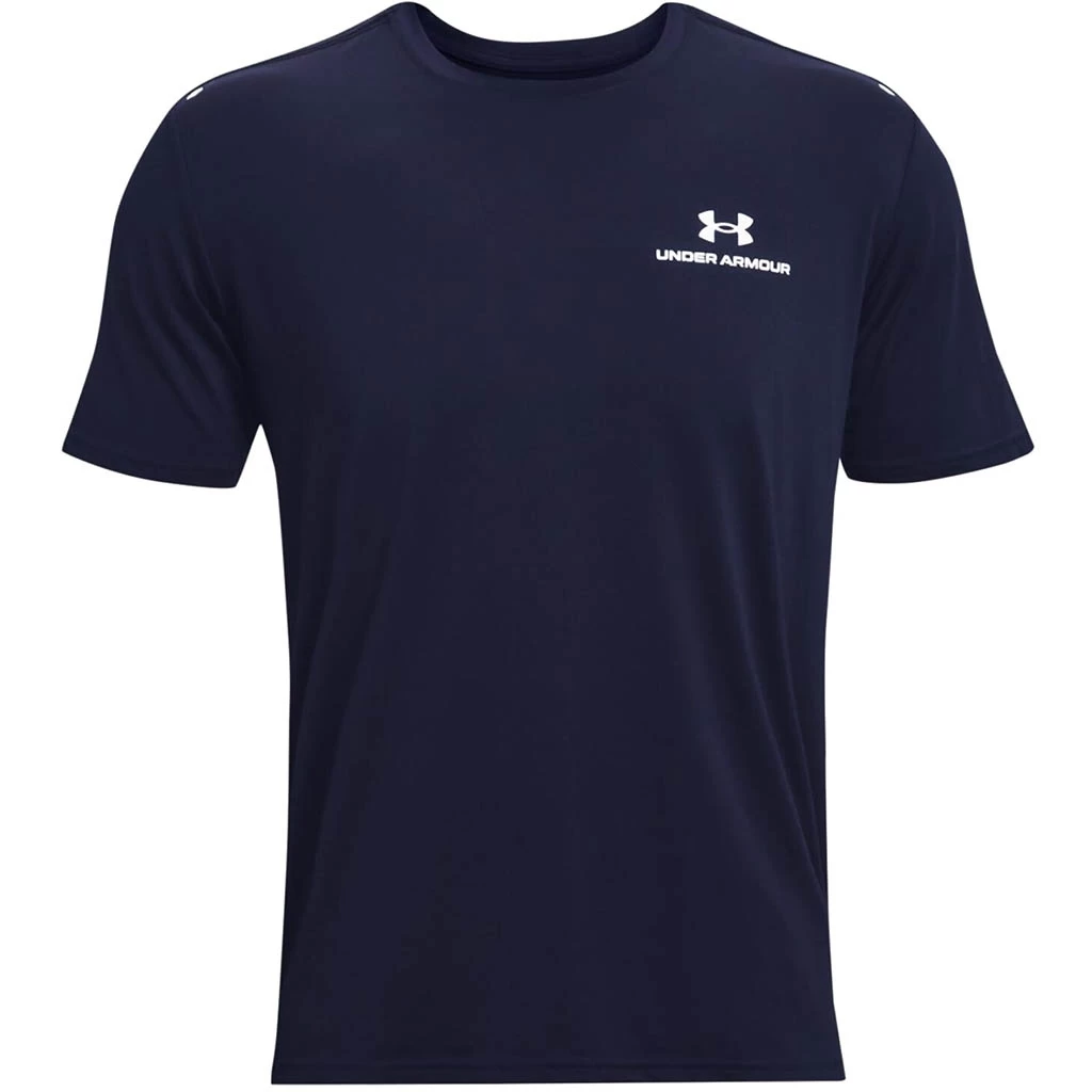 Under Armour Rush Energy Short Sleeve Homme Bleu Foncé