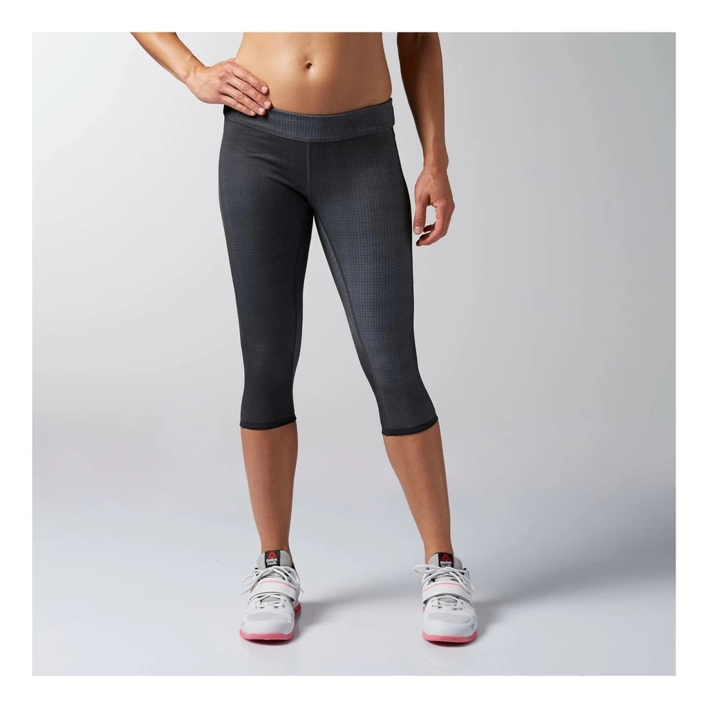 Reebok Crossfit Chase Capri Femme Noir