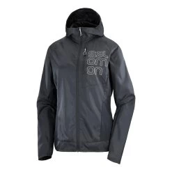 Salomon Bonatti Cross Full Zip Hoodie Femme Noir