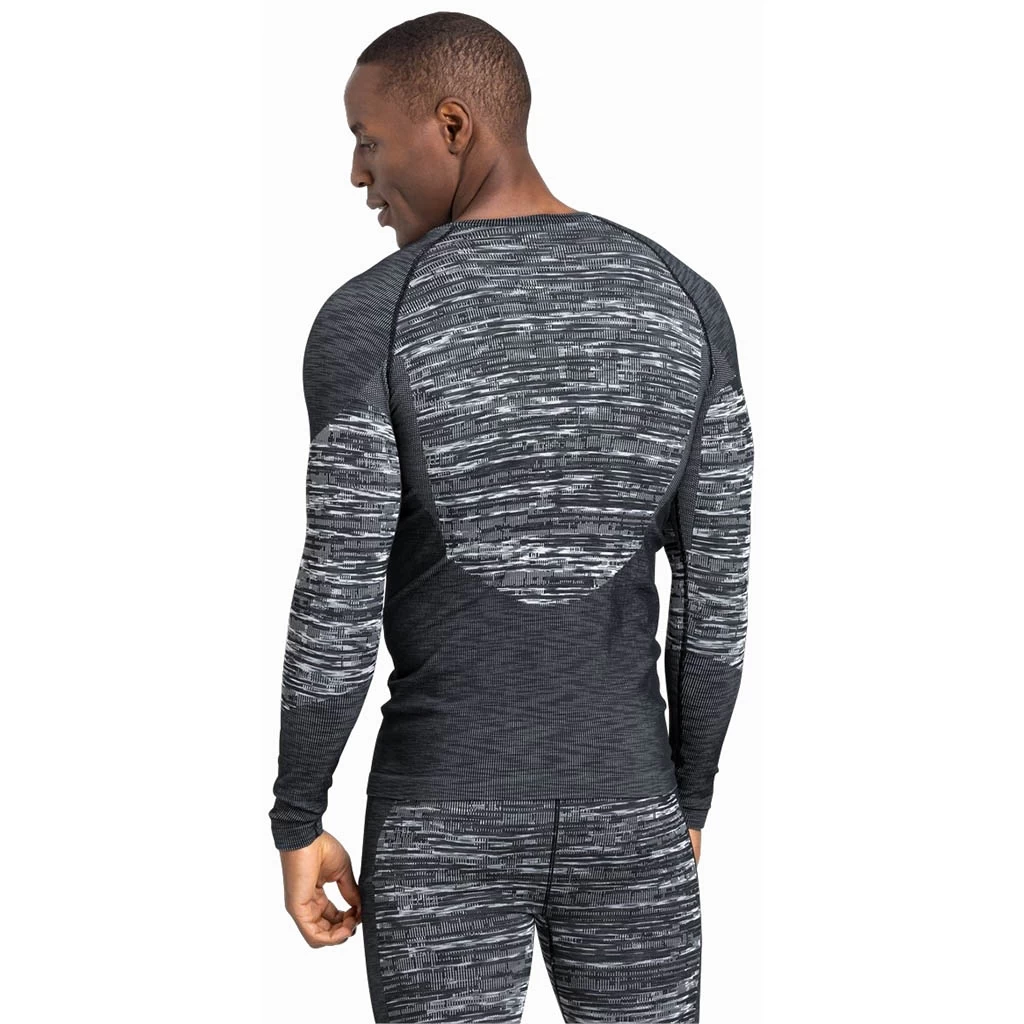Odlo Base Layer Top Crew Neck Long Sleeve Blackcomb Eco Homme Noir – Image 5
