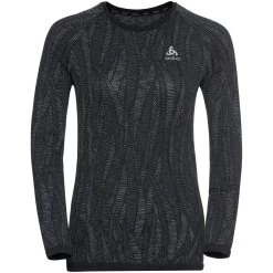 Odlo Base Layer Top Crew Neck Long Sleeve Blackcomb Light Eco Femme