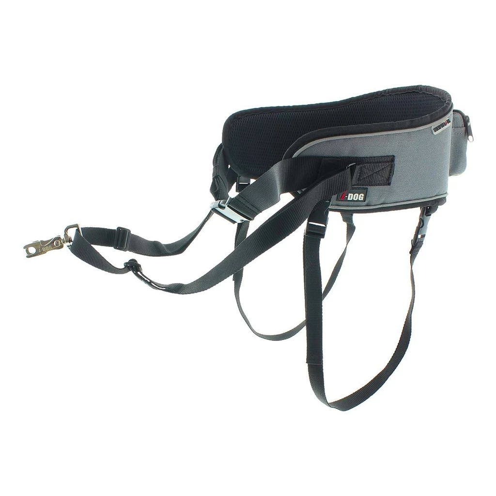I-Dog Baudrier Canicross Style Gris