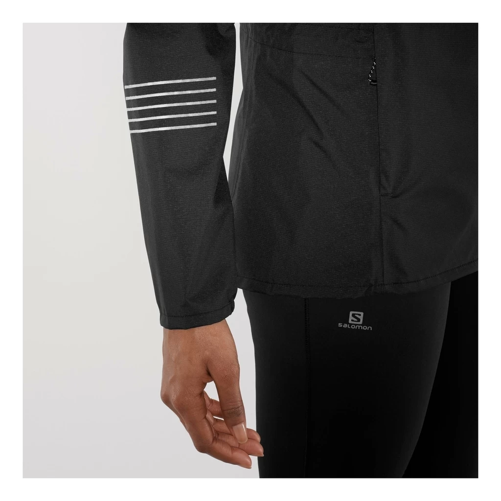 Salomon Lightning WaterProof Jacket Femme Noir – Image 4