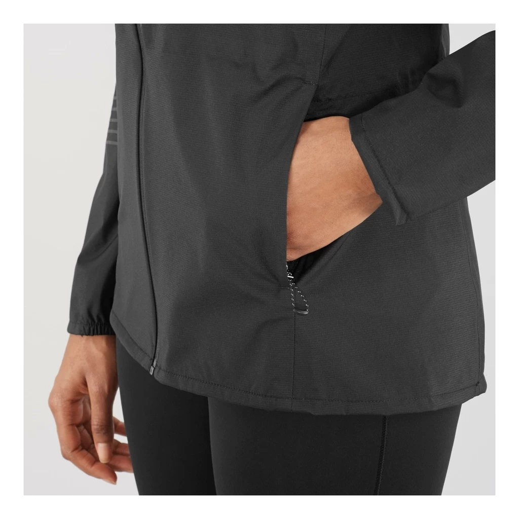 Salomon Lightning WaterProof Jacket Femme Noir – Image 5