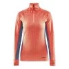 Craft Merino 240 Zip Femme Orange