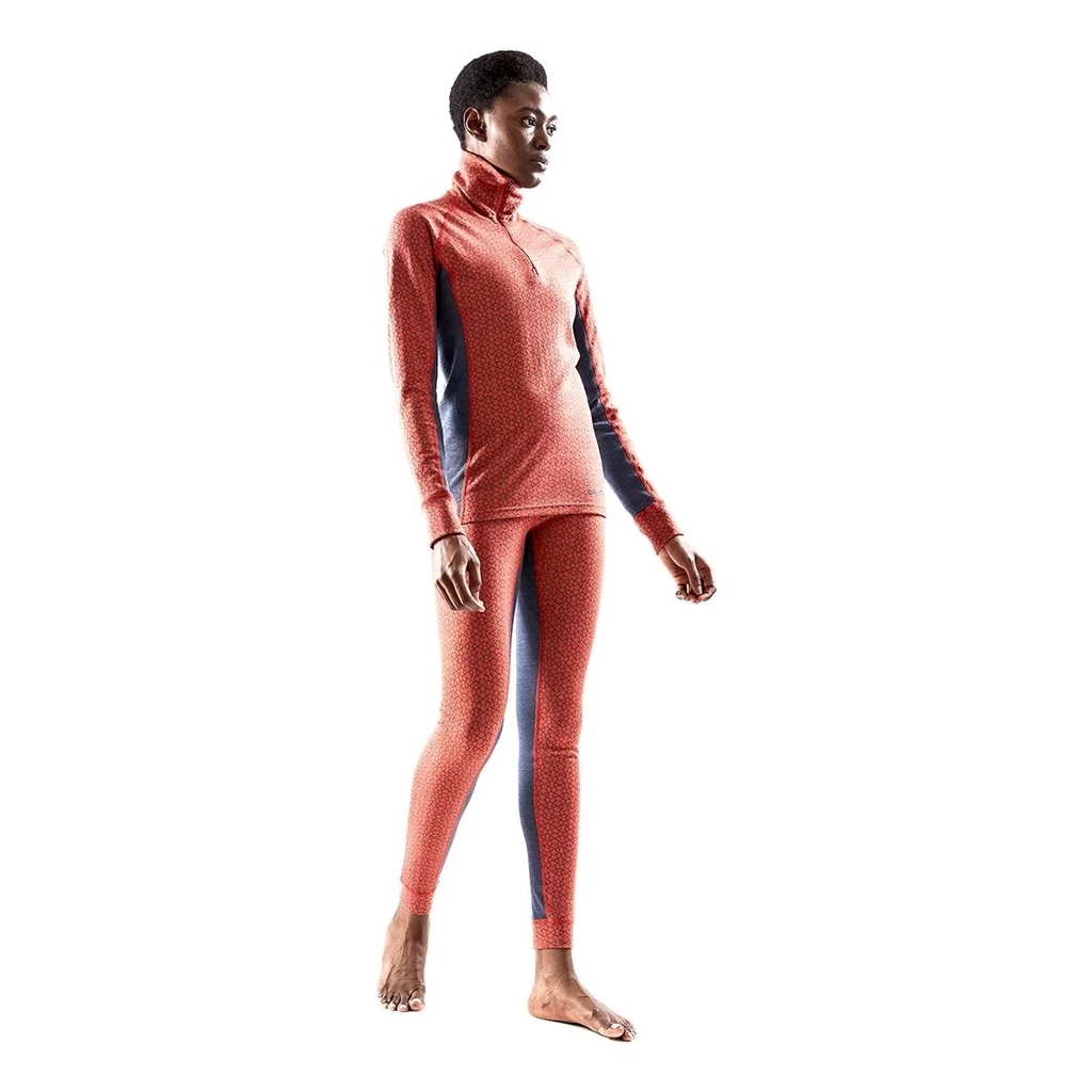 Craft Merino 240 Zip Femme Orange – Image 2