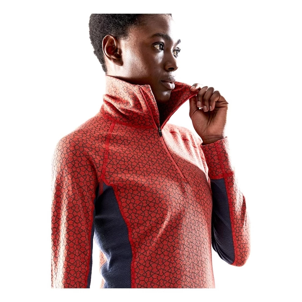 Craft Merino 240 Zip Femme Orange – Image 4