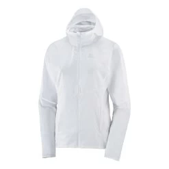 Salomon Agile Full Zip Hoodie Femme Blanc