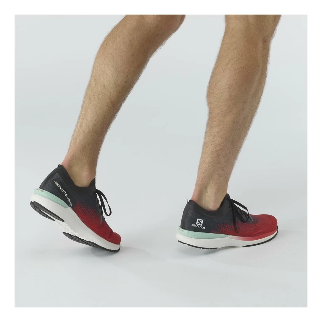 Salomon Sonic 4 Accelerate Homme Rouge – Image 3