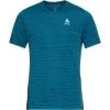 Odlo Zeroweight Engineered CT Short Sleeve Crew Neck Homme Bleu