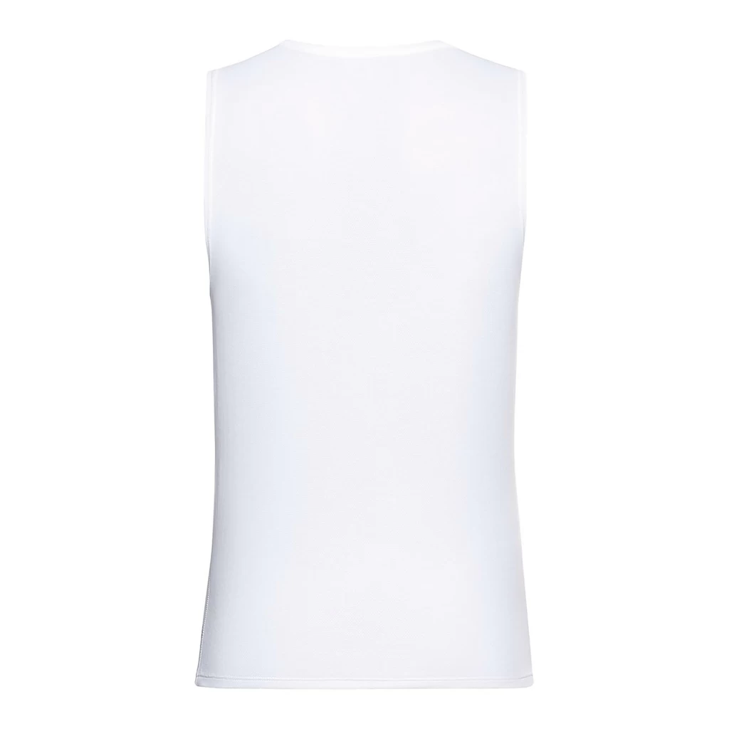 Odlo Base Layer Top Crew Neck Tank Active F-Dry Light Homme Blanc – Image 3