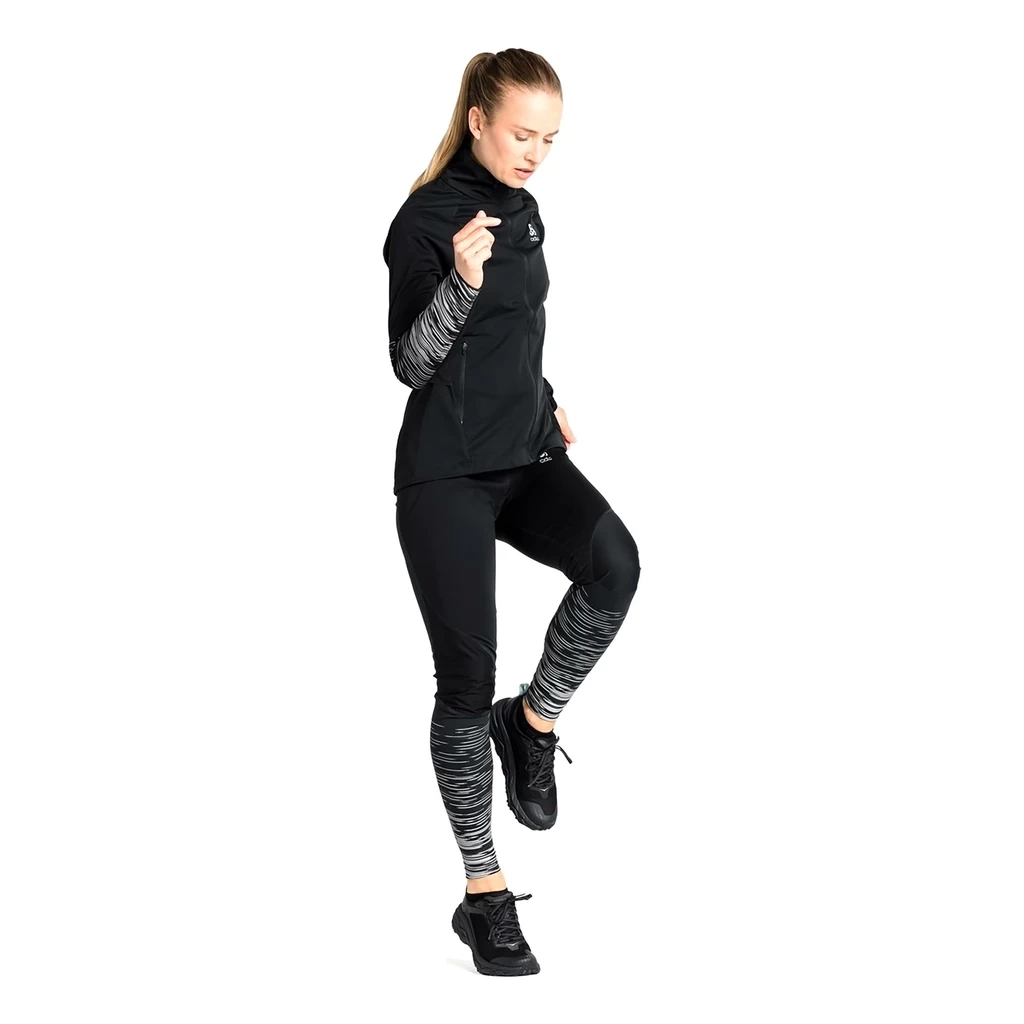 Odlo Zeroweight Pro Warm Reflect Jacket Femme Noir – Image 3