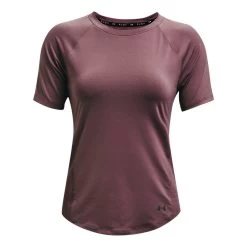 Under Armour Rush Mesh Short Sleeve Femme Mauve