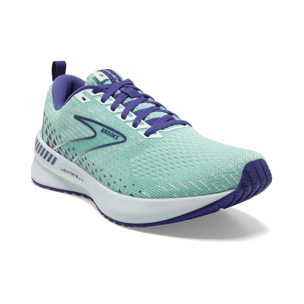 Brooks Running Levitate GTS 5 Femme Bleu Ciel – Image 3