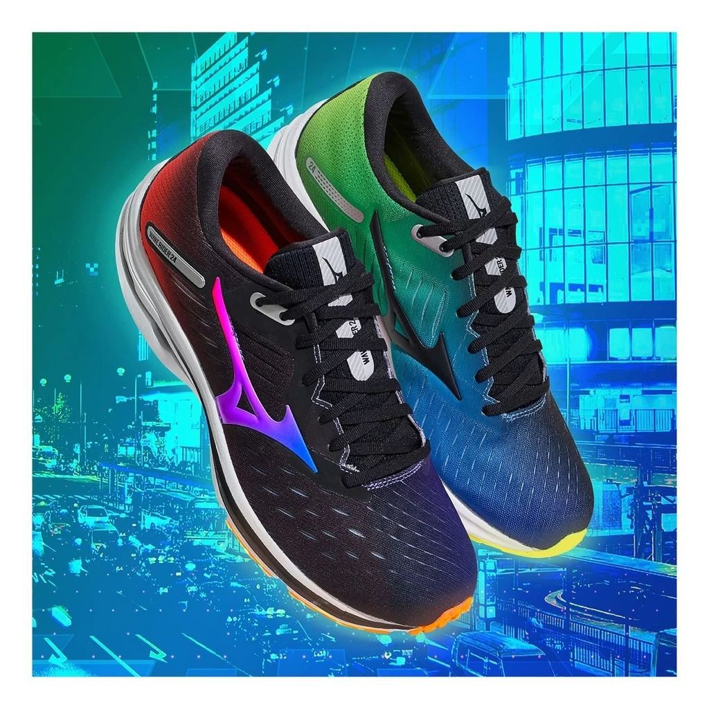 Mizuno Wave Rider 24 Homme Noir – Image 6