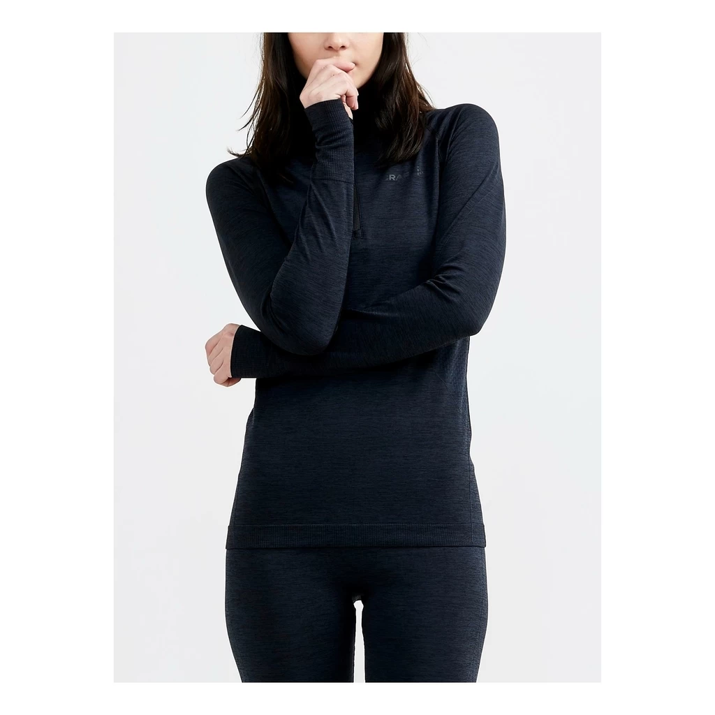 Craft Core Dry Active Comfort Half Zip Femme Noir – Image 4