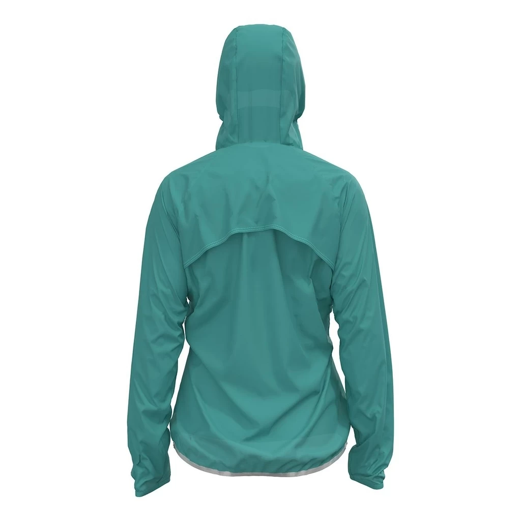 Odlo Zeroweight Dual Dry Water Resist Jacket Femme Bleu – Image 6