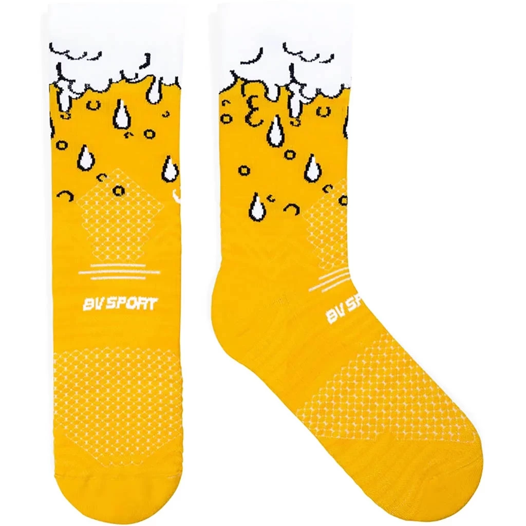 BV Sport Socquette Trail Collector ”Nutri” Biere 36/38 Jaune – Image 2