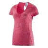 Salomon Elevate Seamless Short Sleeves Tee Femme Framboise