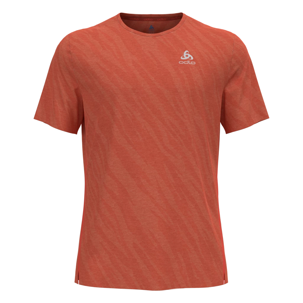 Odlo T-Shirt Manches Courtes Zeroweight Enginee Homme Rouge