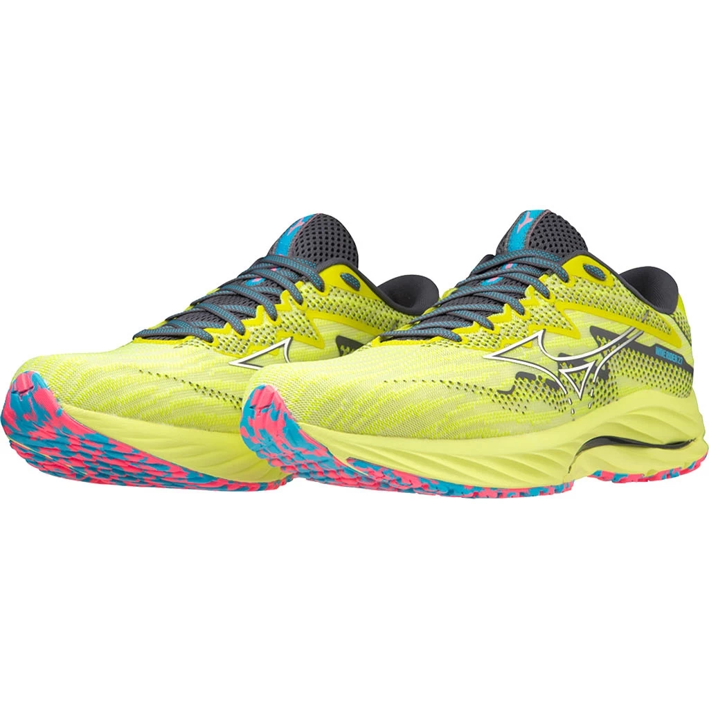 Mizuno Wave Rider 27 Homme Jaune – Image 3