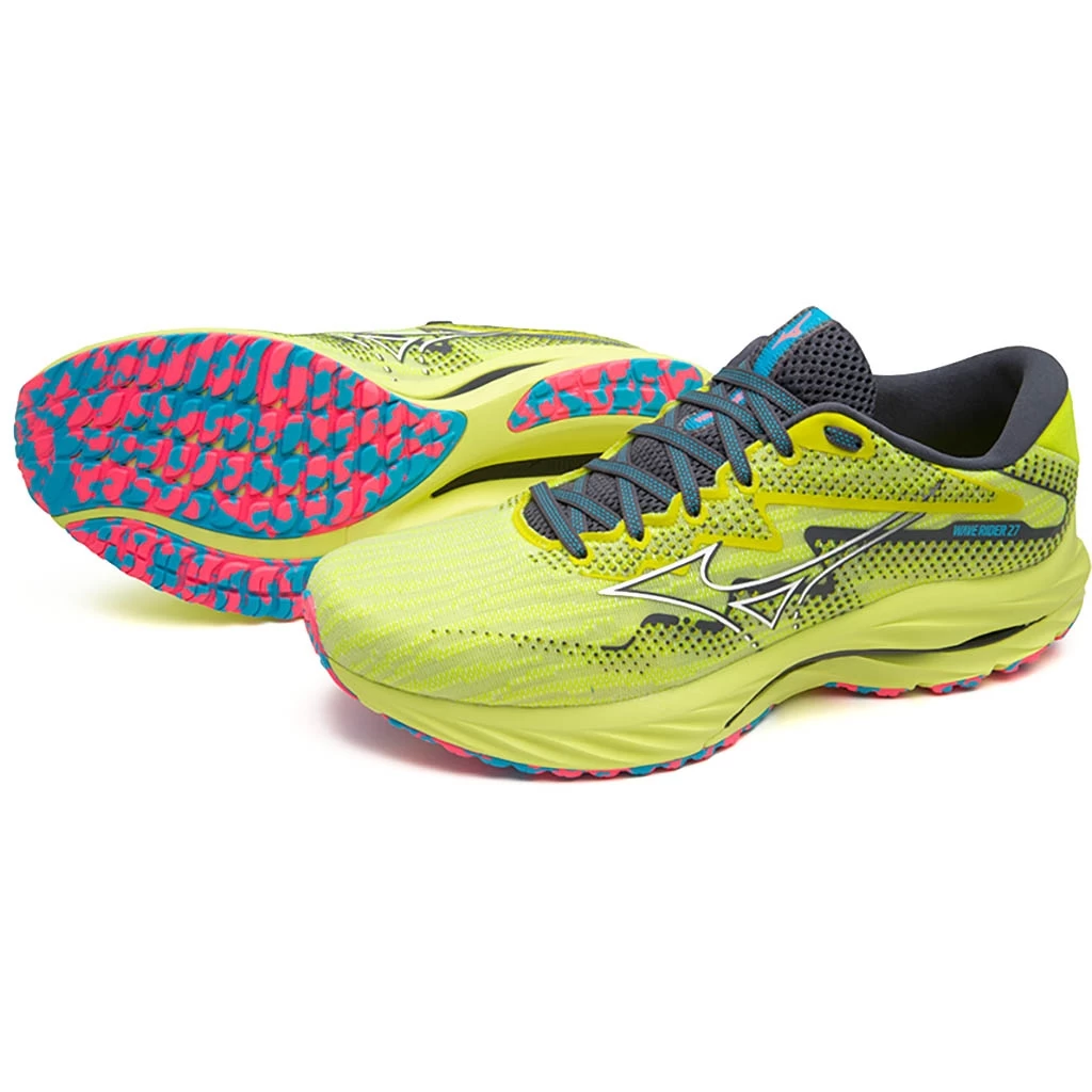 Mizuno Wave Rider 27 Homme Jaune – Image 4