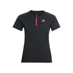 Odlo T-Shirt Short Sleeve 1/2 Zip Axalp Trail Femme