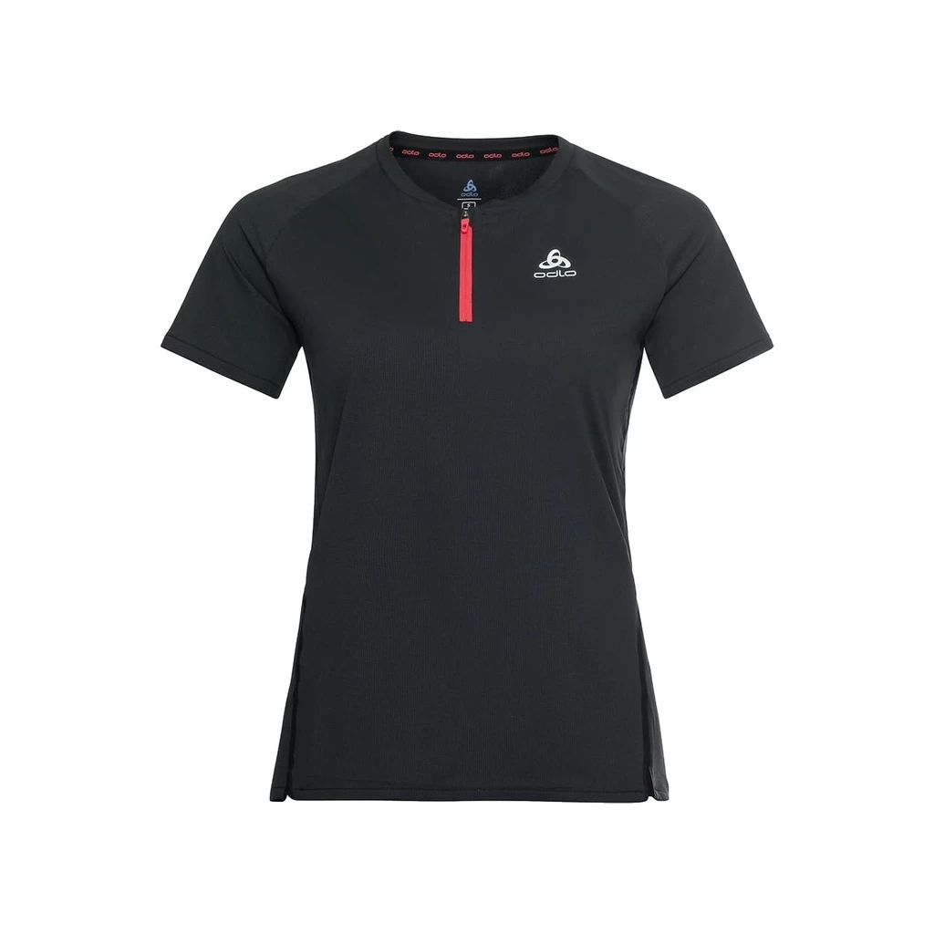 Odlo T-Shirt Short Sleeve 1/2 Zip Axalp Trail Femme