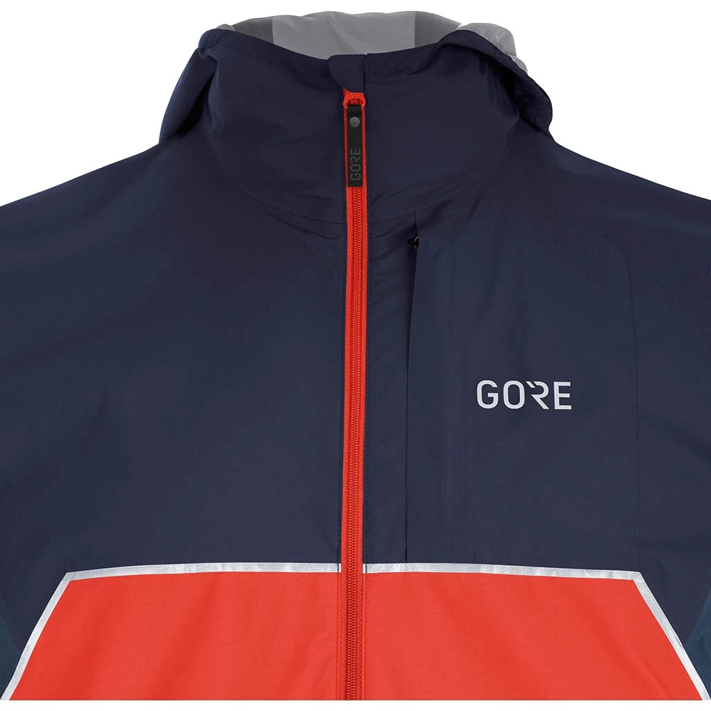 Gore Wear R7 Partial Gore-Tex Infinium Hooded Jacket Femme Rouge – Image 3