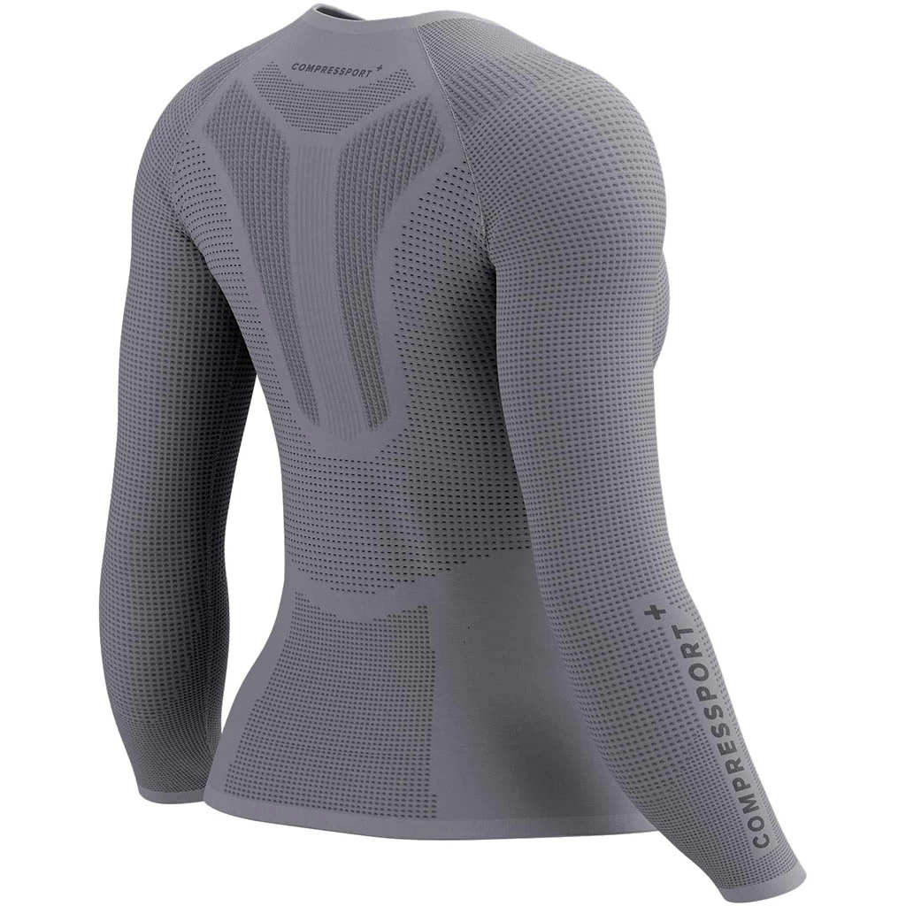 Compressport On/Off Base Layer Long Sleeve Top Femme Gris – Image 2